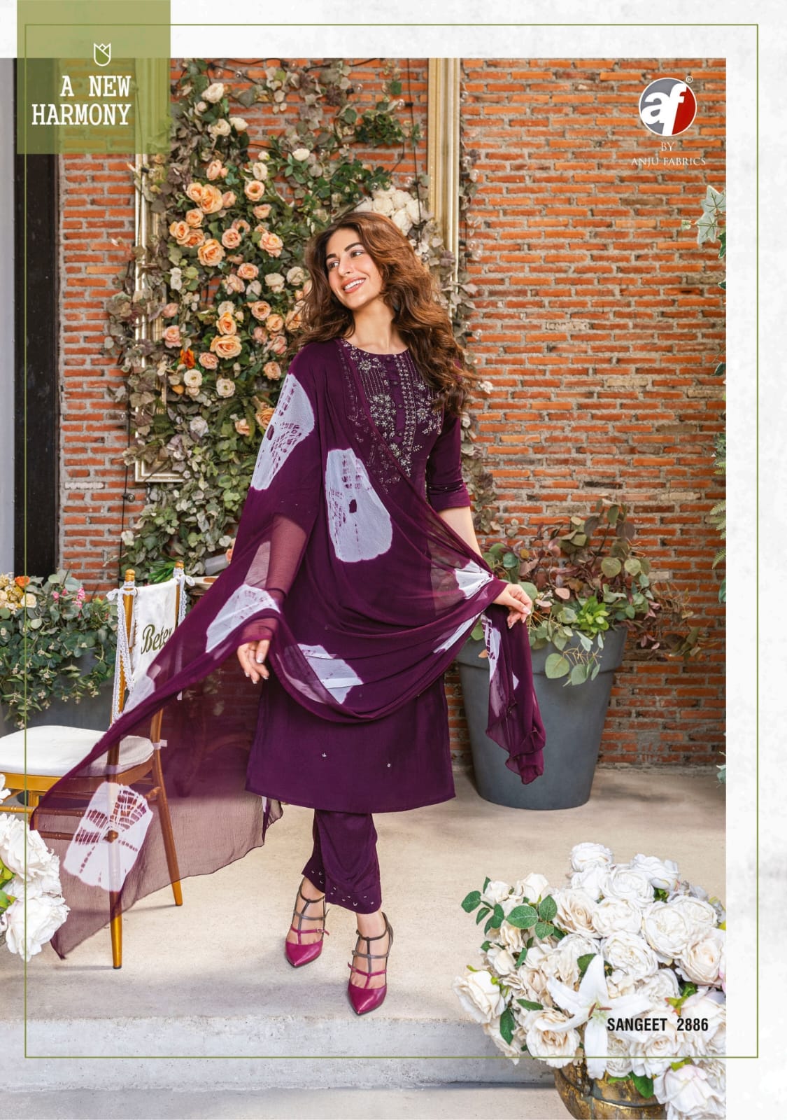 Sangeet Vol 3 By Af Viscose Modal Designer Kurti With Bottom Dupatta Wholesale Clothing Suppliers In India
